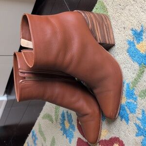 Gabriela Hearst Tito Booties Cognac